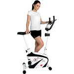 Christopeit Sport Fahrrad-Heimtrainer CL 2-8-stufiger Widerstand, 5kg Magnet-Bremssystem, LCD-Display, bis 100kg
