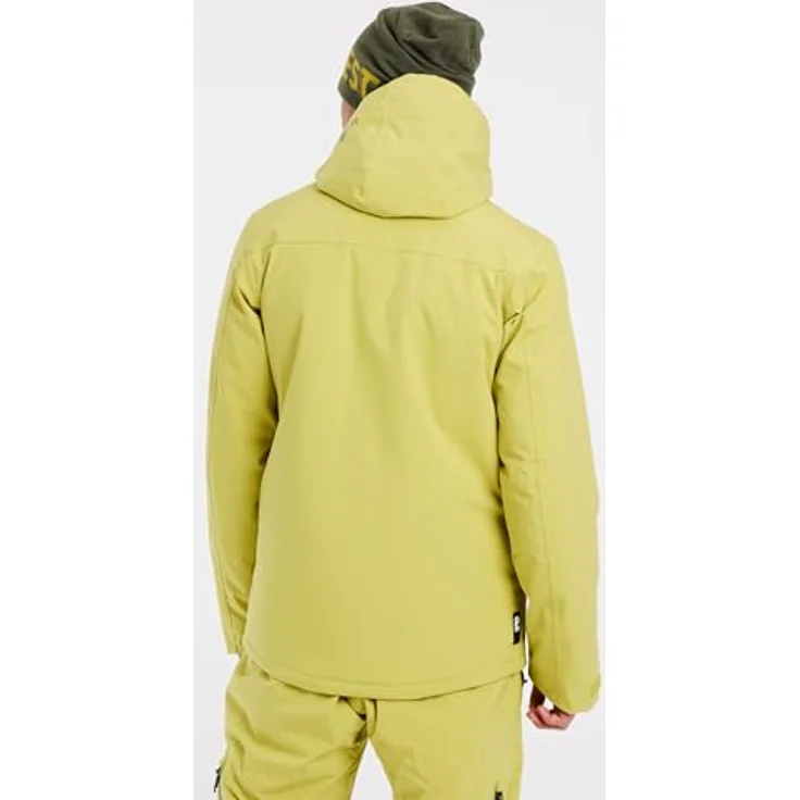 PROTEST PRTTIMO 23 Skijacke, winddicht, Slim Fit, mit Kapuze und Daumenschlaufen, Splitpea green, Größe XL – Bild 4