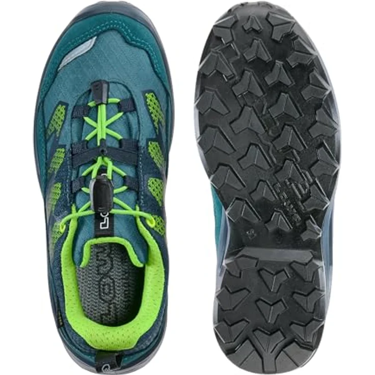 Lowa MADDOX PRO GTX LO JR, Jungen Halbschuh aus Veloursleder, petrol, Größe EUR 31, mit Schnellverschluss und atmungsaktiver Membrane – Bild 6