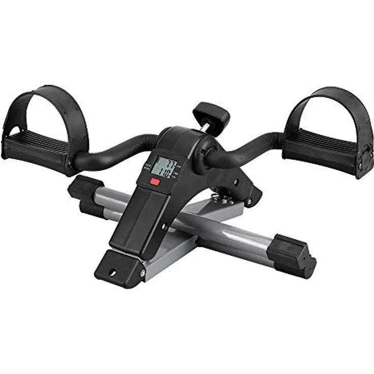 himaly Minibike Heimtrainer Bewegungstrainer Pedaltrainer Trainingsgerät Fitnessgerät mit LCD-Monitor Einstellbarer Widerstand Fahrradtrainer Fitness-Fahrrad Heimfahrrad Beintrainer Zuhause Büro – Bild 4