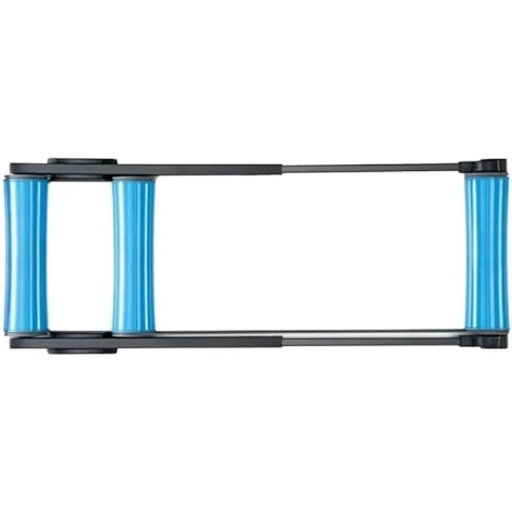 Tacx Galaxia Rollentrainer T1100, Schwarz/Blau, Einheitsgröße mit stabiler Rolle für optimales Training – Bild 2
