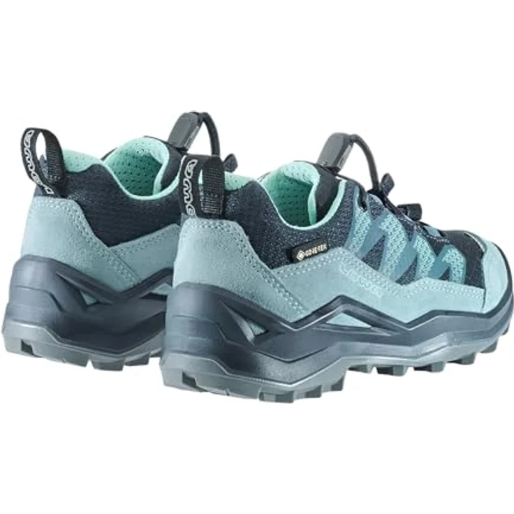 Lowa Maddox Pro GTX Lo Jr, Multifunktions-Wanderschuhe mit GORE-TEX, Schnellschnürsystem, Farbe navy-eisblau, Größe 35 – Bild 5
