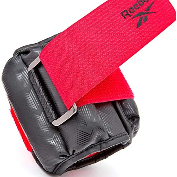Reebok Unisex Knöchel-/Handgelenk-gewichte - 2,0 Premium Kn chel Handgelenk Gewichte 2 0 kg, Schwarz, KG EU – Bild 2