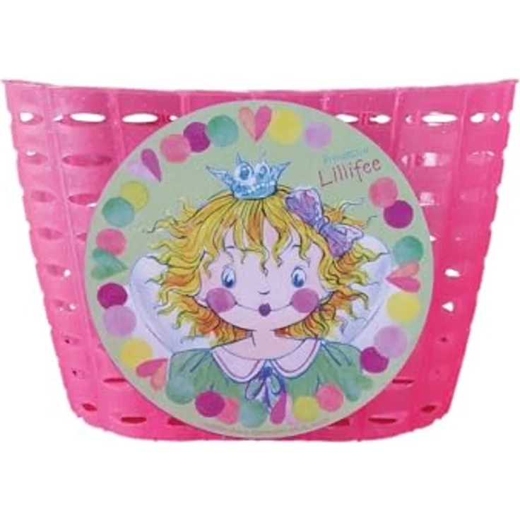 BIKE FASHION Kinderkorb, Mit Lasche zur Lenkerbefestigung, Kunststoff, verschieden bunte Motive, "Prinzessin Lilifee" – Bild 2