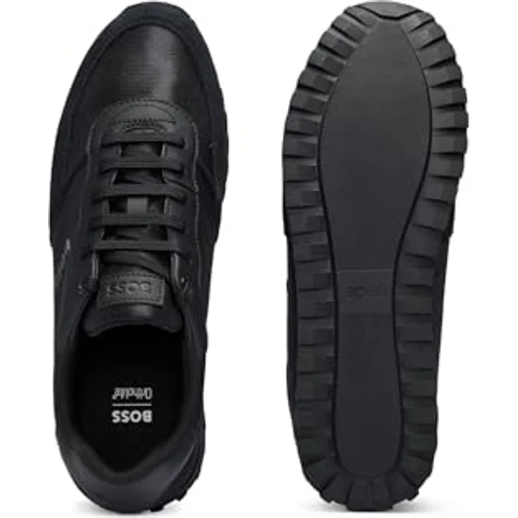 HOGOBOSS Parkour-L_Runn_ny_N 10240037 01, Laufschuhe aus Veloursleder mit profilierten Sohlen für guten Halt, Weite F – Bild 5