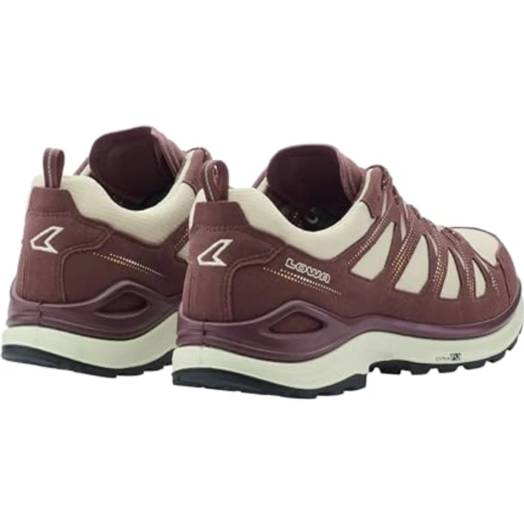 Lowa Damen Walkingschuhe Innox Evo II GTX Ws, winddicht und wasserfest, GORE-TEX®, Bordeaux/Ton – Bild 5