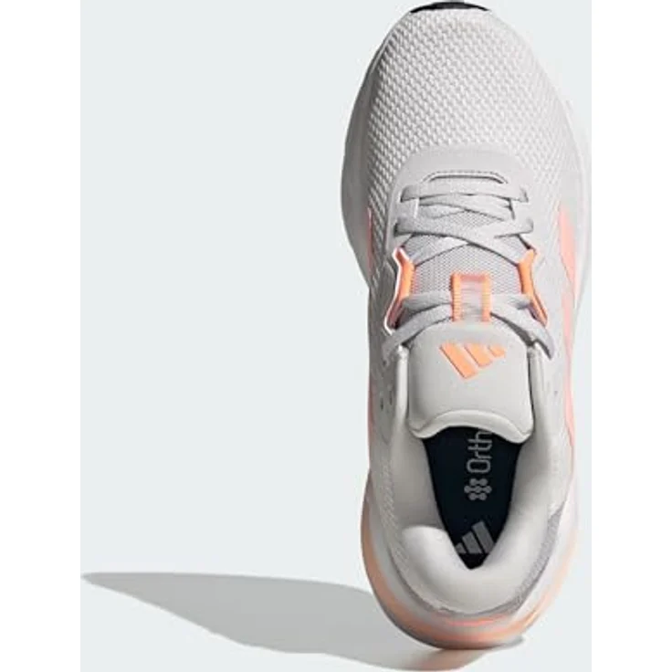 Adidas Galaxy 7 W, Damen Laufschuhe mit Cloudfoam Zwischensohle, Grey/Orange, Schuhgröße 42 EU – Bild 5