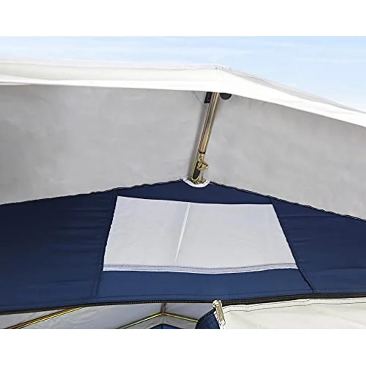 Brunner Gusto I NG, Küchenzelt mit Pultdach, 215 cm Stehhöhe, große Gazefenster, inkl. Tragetasche und Montagematerial – Bild 11