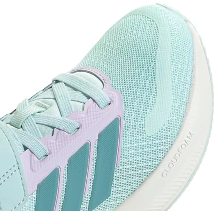adidas Runfalcon Mädchen Klettschuh, sportlicher Laufschuh mit Cloudfoam Dämpfung, türkis, Größe 33 – Bild 6