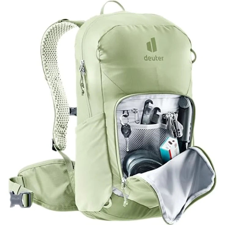 Deuter Bike I 0 Wanderrucksack, 49 cm, grün, aus 100% Polyester, kompaktes Design 25 cm x 19 cm – Bild 9