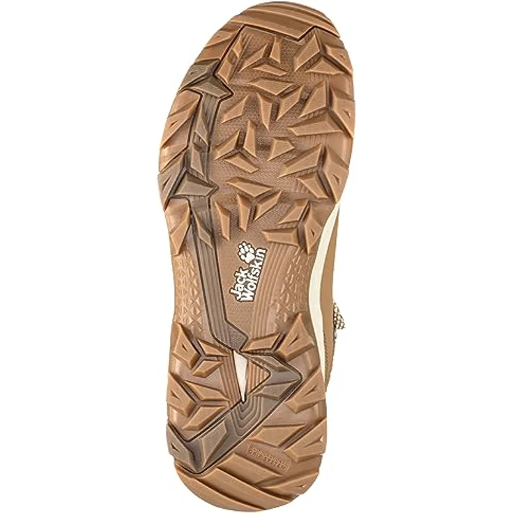 Jack Wolfskin Everquest Texapore Mid W, Damen Wanderschuhe, wasserdicht, atmungsaktiv, braun, für Winterbedingungen bis -30 °C – Bild 5