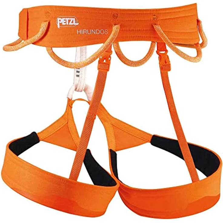 PETZL Hirundos Klettergurt, unisex, XS, orange, zertifiziert nach EN 12277 Typ C, Gewicht 270 g – Bild 1