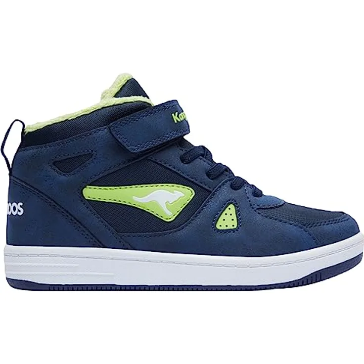 KangaROOS K-CP Kalley II EV High-Top Kinder Unisex Sneaker mit Warmfutter, blau
