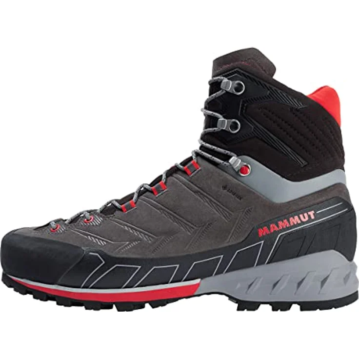 Mammut Kento Tour High GTX, wasserdichter Trekking-Wanderschuh aus Spaltleder mit hervorragendem Grip, titaniumgrau – Bild 1