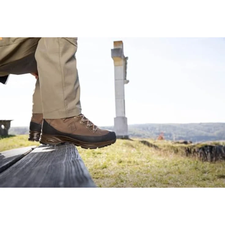 Haix Nature One GTX, Herren Wanderschuhe, robuste Jagdstiefel aus Vollleder, wasserdicht, braun, Größe 42 – Bild 8
