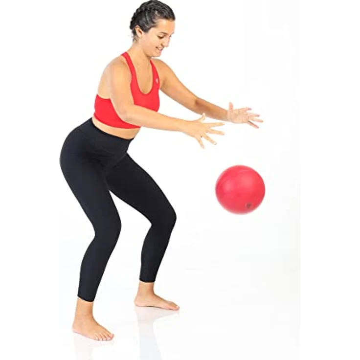 TOGU Medizinball, Latexfrei, 1,0 kg, ROT – Bild 5