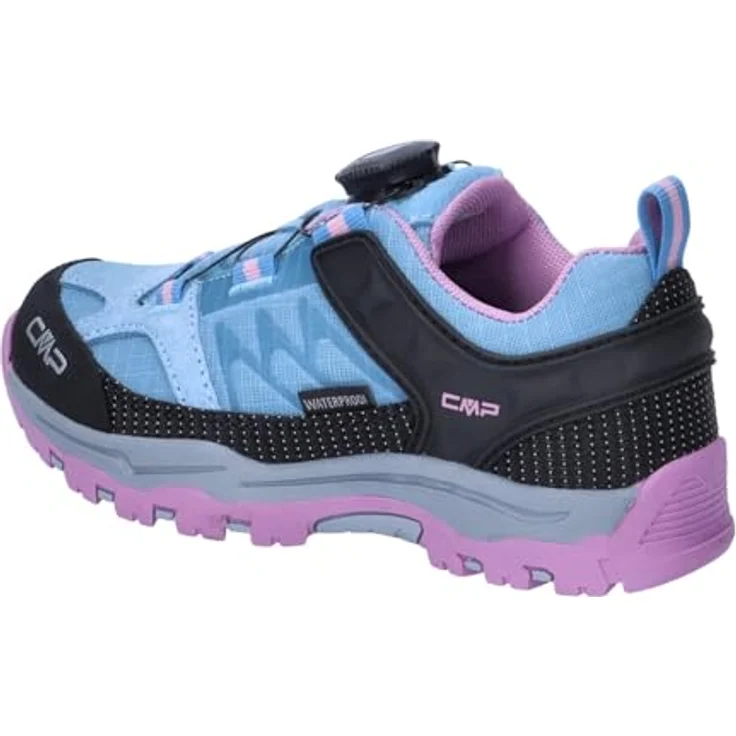 CMP Kids Kiruna Fitgo WP Trekking Shoes, wasserdichte Kinderschuhe, Sky-Ametista, Größe 35 – Bild 3