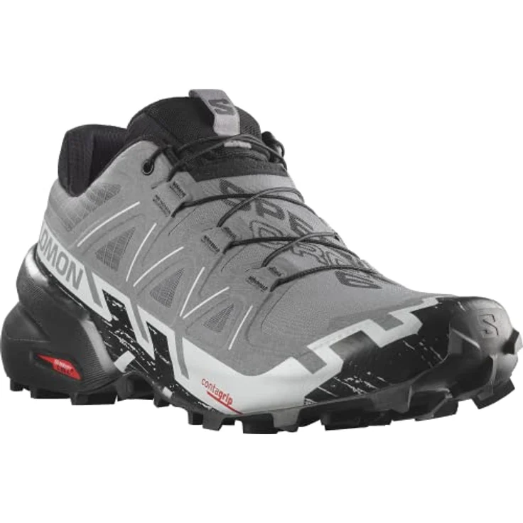 Salomon Speedcross 6 Trail Schuhe Herren, Laufschuhe für weiche und nasse Untergründe, robustes Mesh-Obermaterial, Schnellschnürung, OrthoLite Einlegesohle – Bild 1