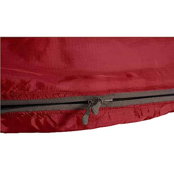 Grand Canyon Whistler 190 Mumienschlafsack, rot, leichtes Ripstop-Material, für Temperaturen bis 1 °C, für Körpergröße bis 190 cm – Bild 4
