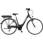 Fischer E-Bike City CITA 1.5 Elektrofahrrad, 44 cm Rahmenhöhe, Mittelmotor 65 Nm, 36 V Akku, Granitgrau, 44cm-522Wh