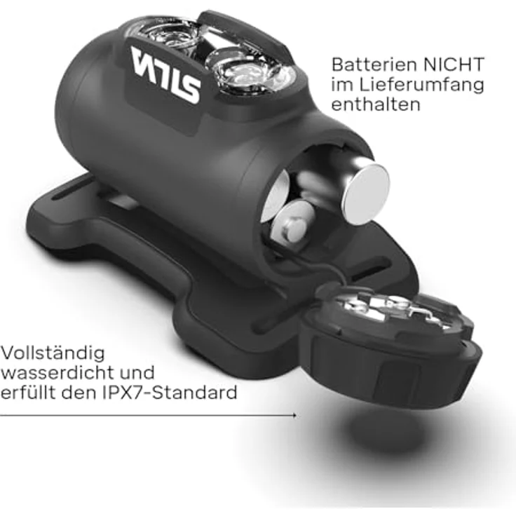 Silva Explore 4, Batteriebetriebene Stirnlampe mit 400 Lumen, 3 Helligkeitsstufen, 3 LED-Farben und wasserdichtem Design für Outdoor-Aktivitäten – Bild 5