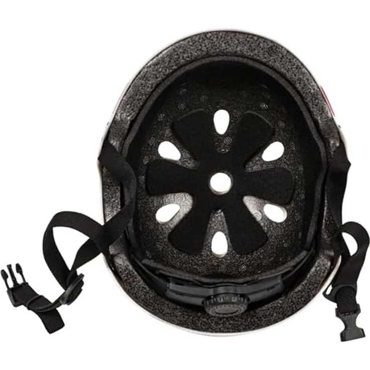 Powerslide Pro Urban Floral, Velohelm (51 - 54 cm) mit EPS-Schutzschicht und Easy Clip-Schnalle, Blumen-Design – Bild 6