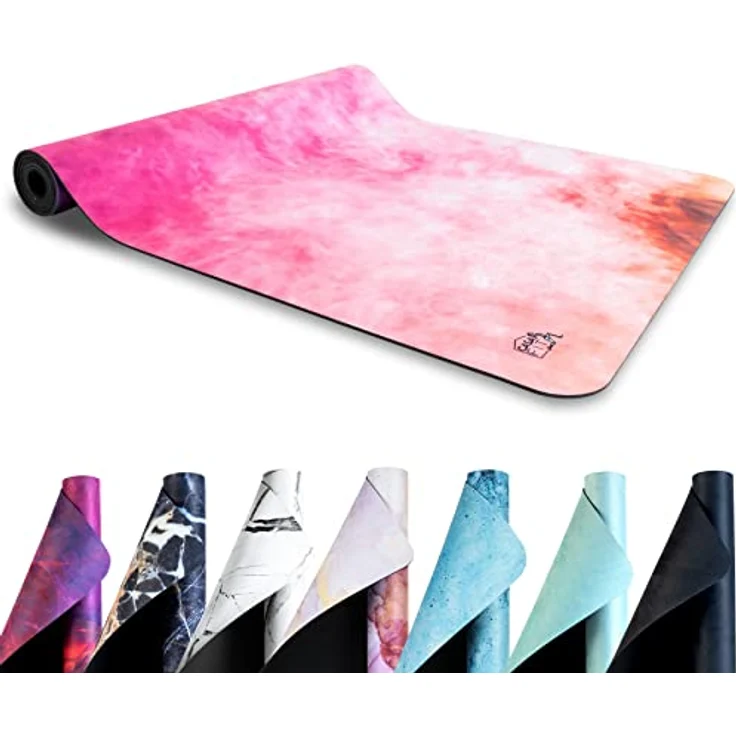 CASAFIT Casa Fit Premium Yogamatte, Rutschfeste Fitnessmatte extra-dick und langlebig, Ideal für Yoga, Pilates und Gymnastik – Bild 1