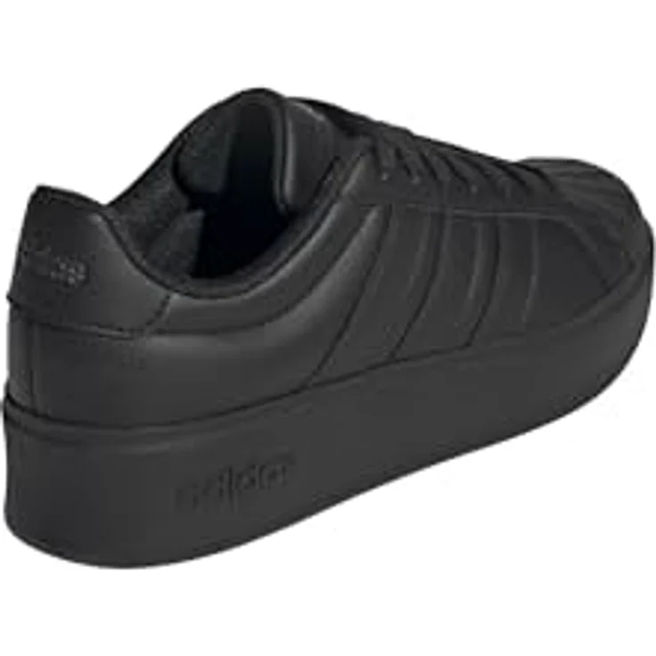 Adidas Streettalk Bold Sneakers Damen, Synthetikleder mit Gummi-Cupsohle und regulärer Passform, schwarz – Bild 4