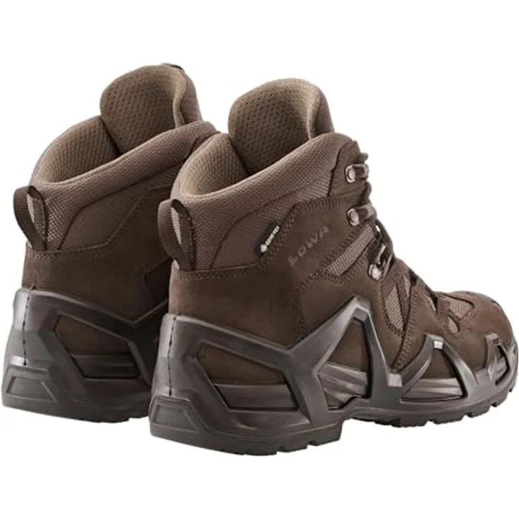 LOWA Zephyr MK2 GTX Mid Stiefel, Dunkelbraun, robuste Trekkingschuhe mit Climate Control und FLEXFIT® Technologie – Bild 4