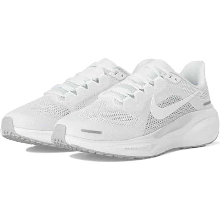Nike Damen Laufschuhe PEGASUS 41 W, Weiß, Größe 9.5, mit NIKE ReactX-Schaumstoff und Zoom Air-Technologie für optimale Energierückgabe und Komfort – Bild 3
