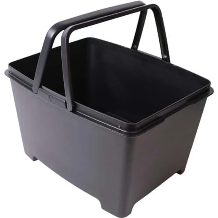 Atran Velo AtranVelo Unisex – Erwachsene Carry Box AVS Fahrradkorb, Schwarz, abnehmbar, inklusive AVS Systemadapter, 24 x 38 x 30 cm