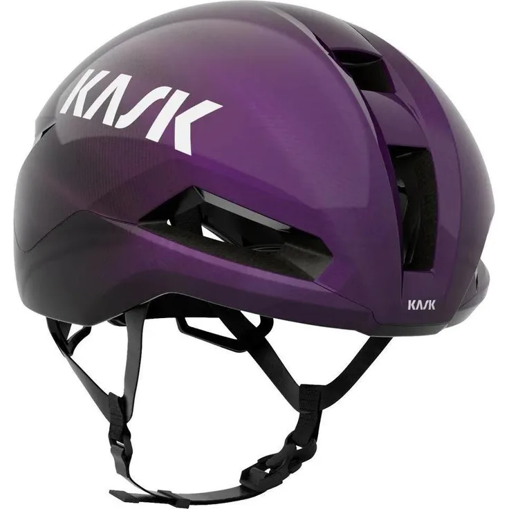 Kask Nirvana WG11, Fahrradhelm in Ultraviolet, Größe M (52-58 cm) mit optimaler Aerodynamik und Belüftung, 230 g leicht