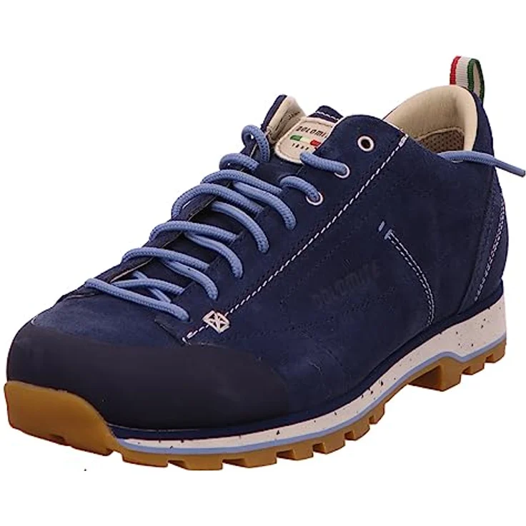 Dolomite Women's 54 Low Evo, bequeme Wanderschuhe aus Wildleder mit Vibram Ecostep Sohle, blau, Größe 38 – Bild 1