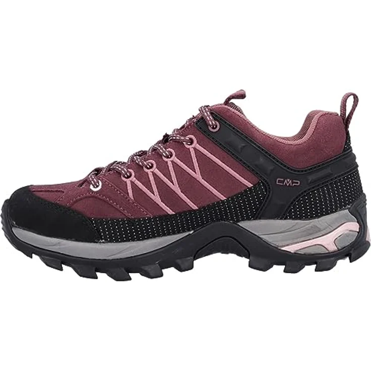 Campagnolo CMP Rigel Low WP, Wanderschuhe aus Nubukleder, Damen, bordeaux, Größe 41 – Bild 2