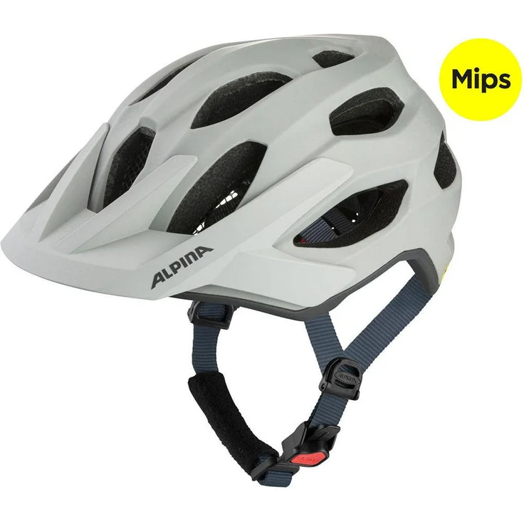 Alpina Apax Mips Smoke-Grey Matt (31) 57-62, leichter Fahrradhelm mit Hi-EPS und Mips-Technologie für optimalen Komfort und Sicherheit – Bild 1
