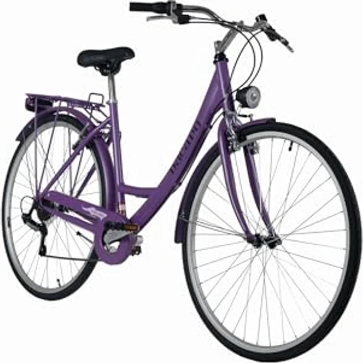 DaCapo Damenfahrrad Toscana 28'', 6 Gänge, RH 48 cm, elegantes Design mit hellen Reifen und StVZO Beleuchtung – Bild 2