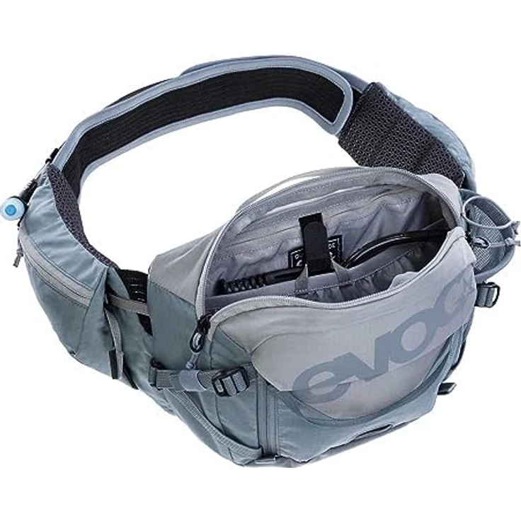 EVOC HIP PACK PRO Hüfttasche, Stone - Steel, mit 1,5 l Trinkblase und AERO FLEX Hüftgurt, optimal für Trails – Bild 5