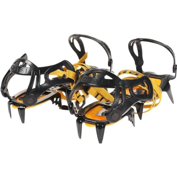 Grivel G10 New-Classic EVO Steigeisen, schwarz/gelb, Anti-Flut, CE und UIAA zertifiziert – Bild 2