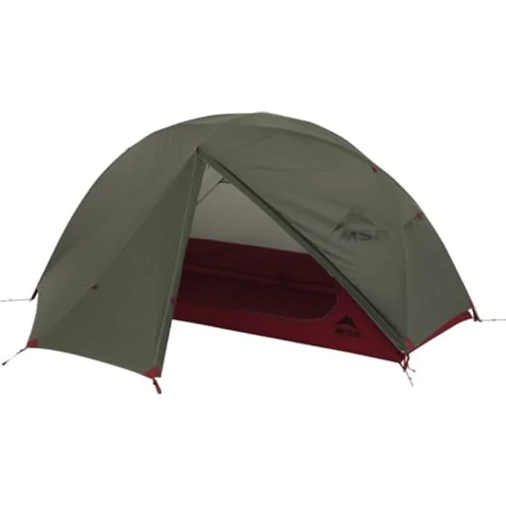 MSR Elixir 1, Kuppelzelt für 1 Person, 2.16 kg, freistehende Konstruktion mit hohem Stauraum und guter Belüftung