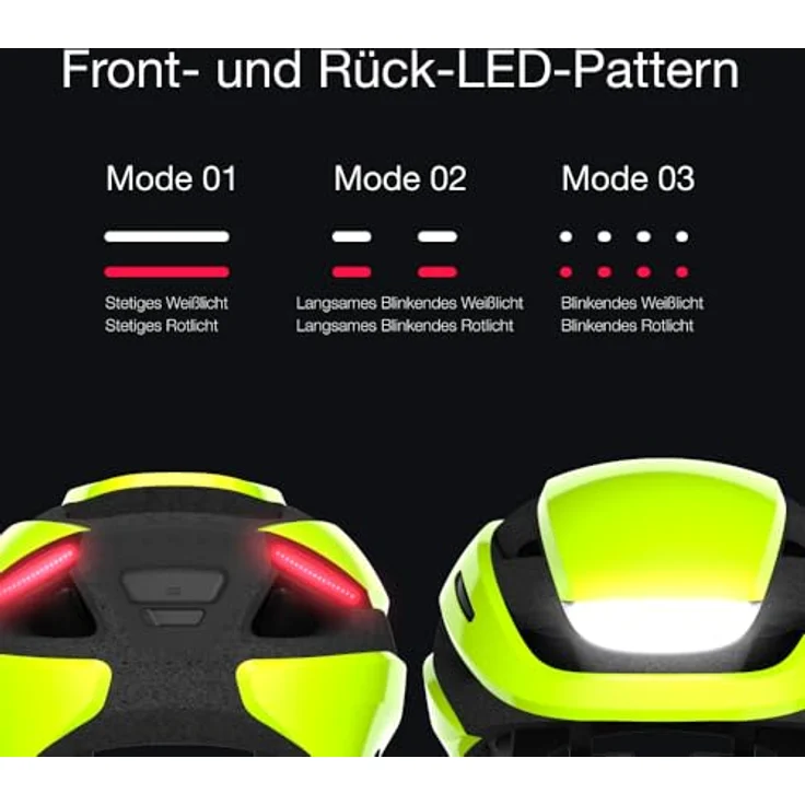 Lumen Labs Lumos Ultra Mips Fahrradhelm, Lime Green S, integrierte Blinker und Beleuchtung, leicht mit 370 g, USB-C Aufladung – Bild 2