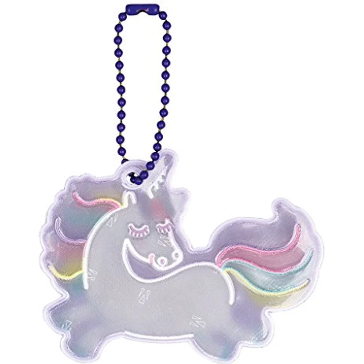 moses Kinder Glimmis Einhorn | Beidseitig Reflektierend Reflektor, mehrfarbig, Einheitsgröße EU – Bild 1