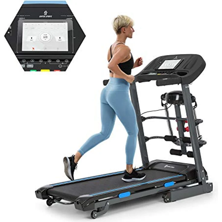 Capital Sports Pacemaker F120 Pro, Laufband mit 1,5 PS Motor, 12 km/h, LowNoise-FX Drive, 4P-AntiShock Suspension und Bluetooth-App-Anbindung – Bild 2