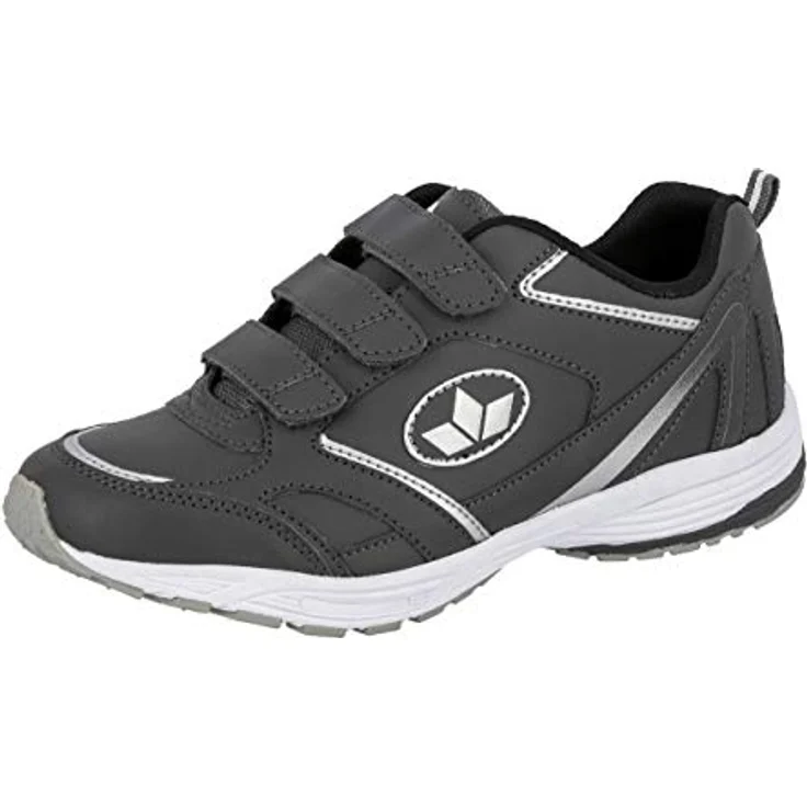 Lico Marlon V, Herren Laufschuhe mit Klettverschluss, grau, leichte CME-Sohle mit Gummilauffläche – Bild 1
