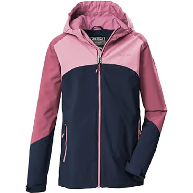 Killtec Funktionsjacke für Mädchen, Skijacke mit 10.000mm Wassersäule, dunkelnavy, Größe 140 – Bild 1