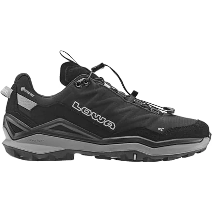 Lowa Maddox Pro GTX LO, leichter Wanderschuh schwarz, wasserdicht mit Schnellschnürsystem, Gr. 45 – Bild 2