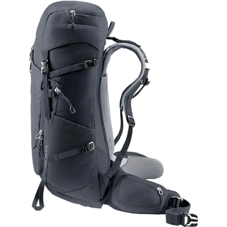 deuter Trail Pro 34 SL Damen Klettersteig Wanderrucksack, schwarz, 34 L, ergonomische Passform, flexible Delrin U-Rahmen, kompatibel mit Trinksystem – Bild 5