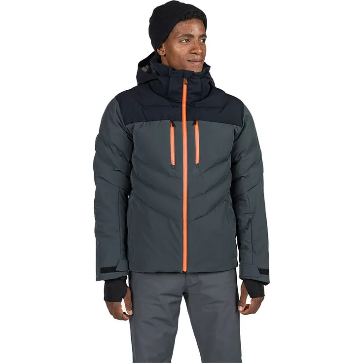 Rossignol Blackside Puffy Jacket, Skijacke für Herren, Onyx Grau, Größe M