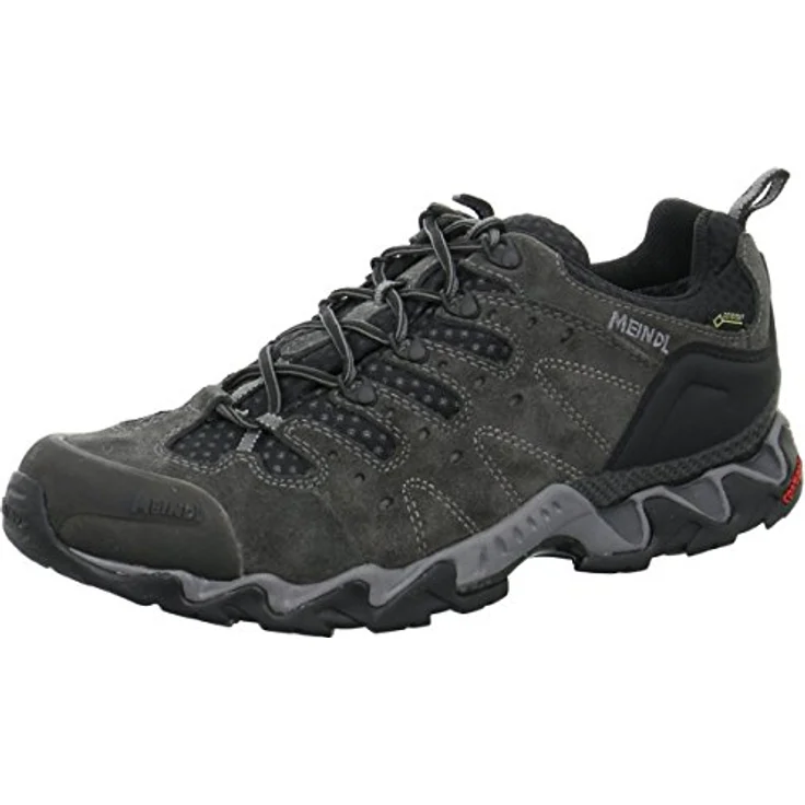 Meindl Herren Wanderschuhe Schnürschuhe, Größe 44, Grau, flacher Absatz 2 cm, normale Breite – Bild 1