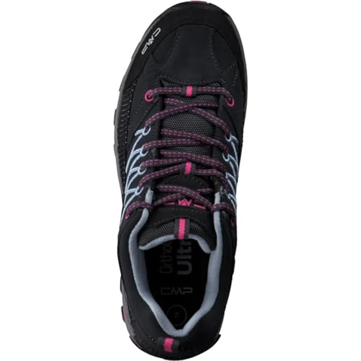 CMP Rigel Low 3Q13246, Damen Trekking Schuhe, wasserfest mit Clima Protect® und CMP FullOn GRIP, schwarz – Bild 7