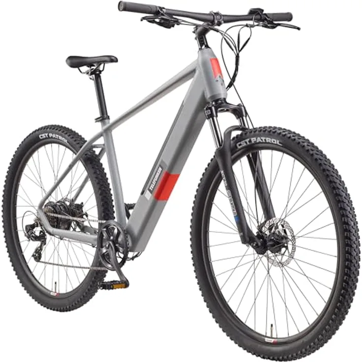 TELEFUNKEN MTB E-Bike Herren 29 Zoll, Elektrofahrrad Hinterradmotor, 7-Gang Shimano Kettenschaltung, Scheibenbremsen - Pedelec Mountainbike, M921, schwarz